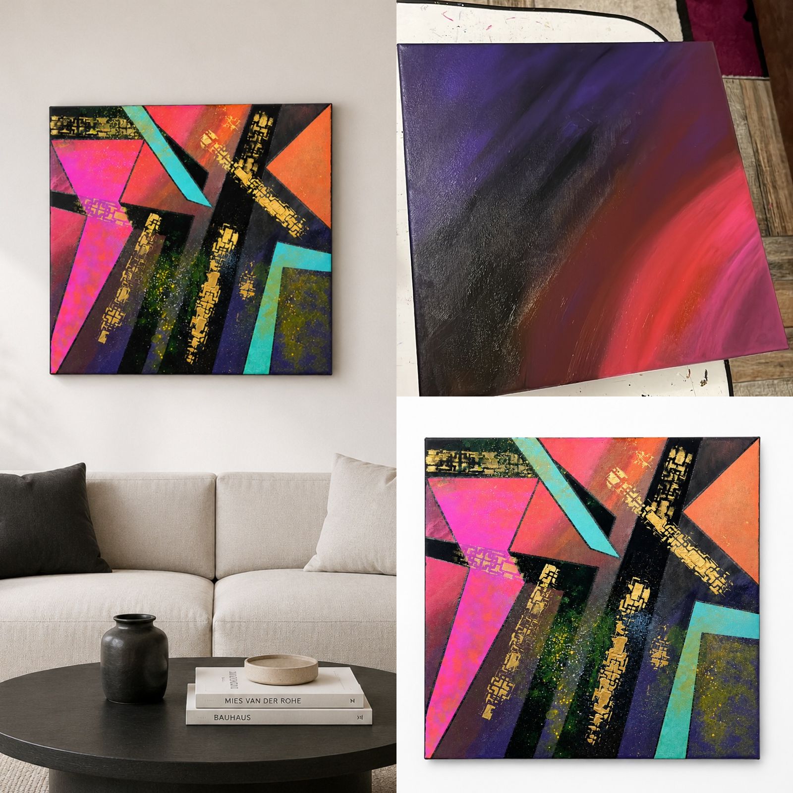 🎨 Geometría en acrílico - Imagen 3